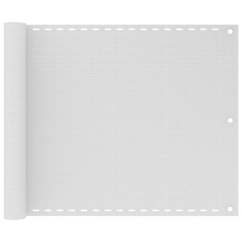 Balcony Screen HDPE - White