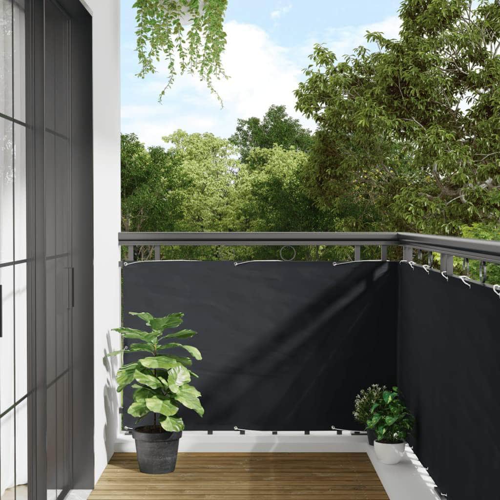 Balcony Screen Oxford Fabric, Anthracite - Simple deals