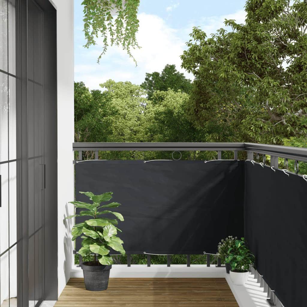 Balcony Screen Oxford Fabric Anthracite - Simple deals