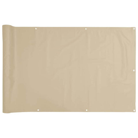 Balcony Screen Oxford Fabric, Beige
