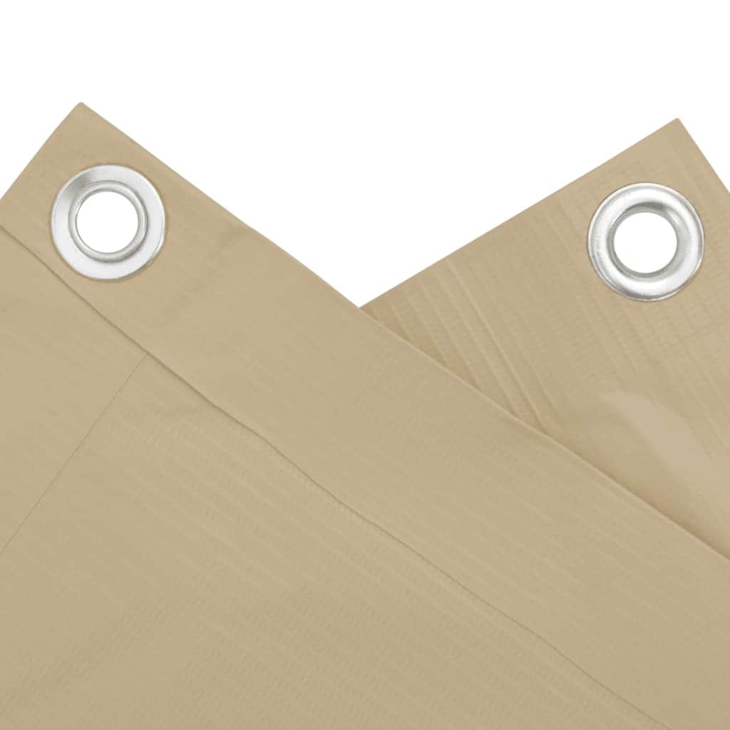 Balcony Screen Oxford Fabric, Beige - Simple deals
