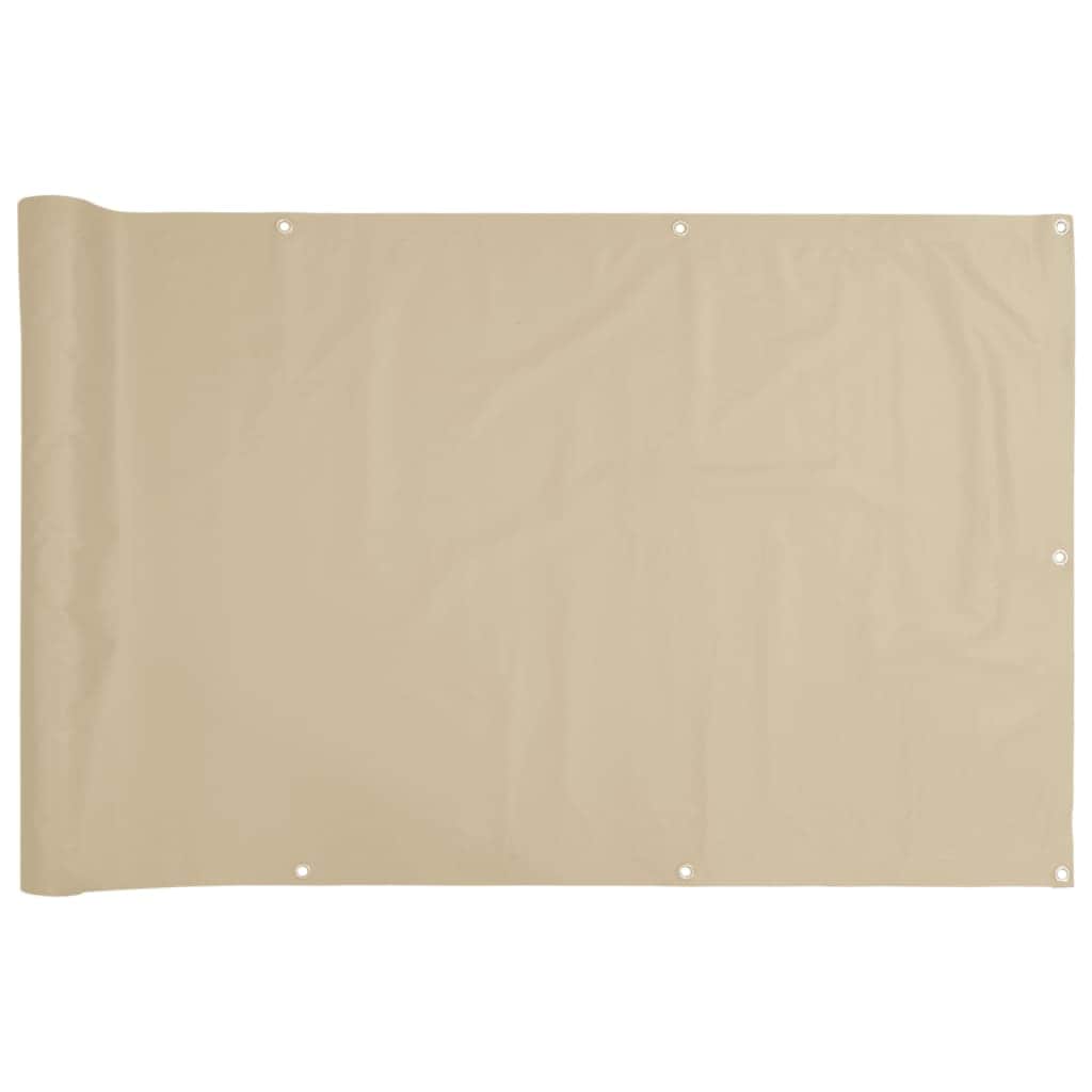 Balcony Screen Oxford Fabric - Beige - Simple deals