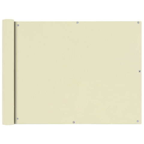 Balcony Screen Oxford Fabric / Cream