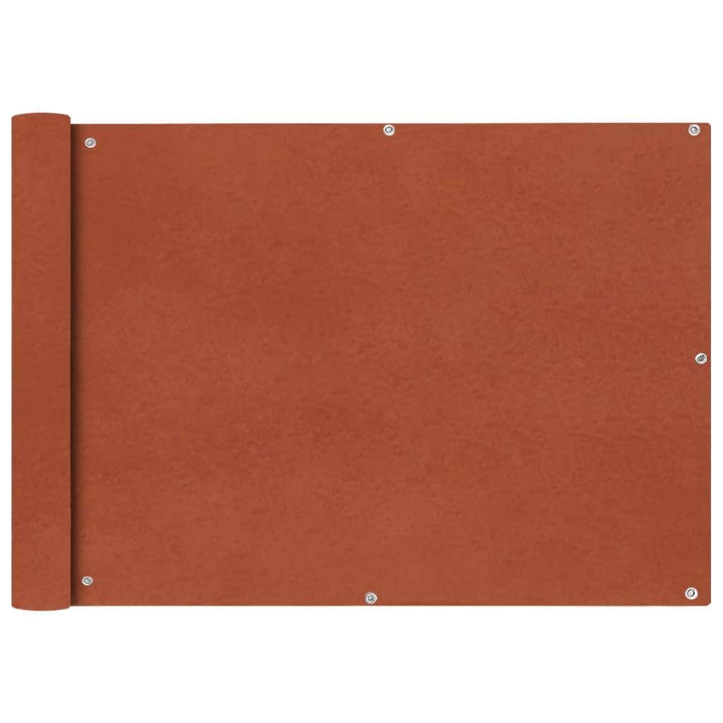 Balcony Screen Oxford Fabric Terracotta - Simple deals