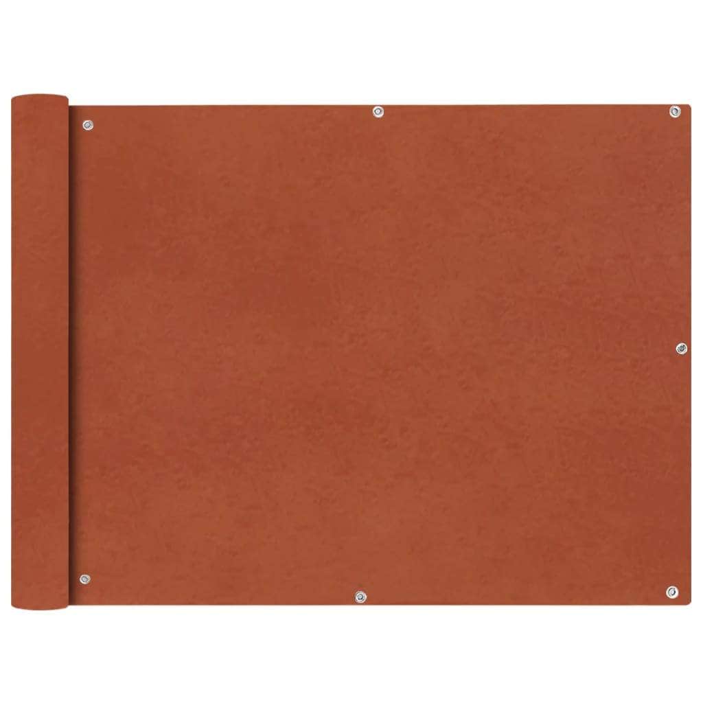 Balcony Screen Oxford Fabric / Terracotta - Simple deals