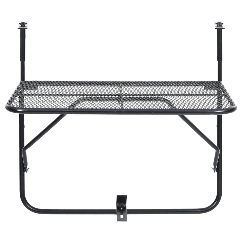 Outdoor Tables - Balcony Table Black Steel