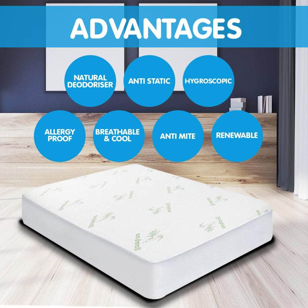 Bamboo Mattress Protector- King
