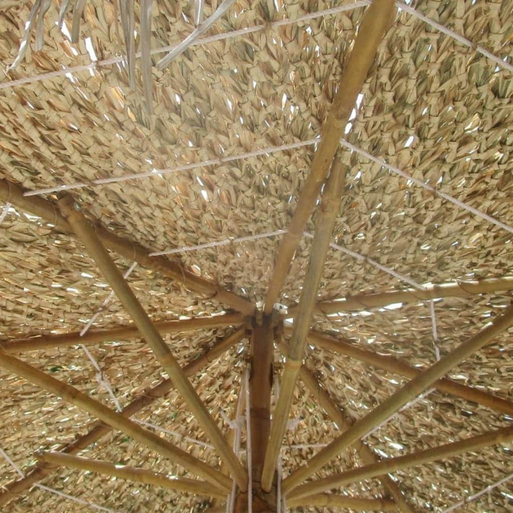 Bamboo Parasol 270 cm with Banana Leaf Roof - Simple deals
