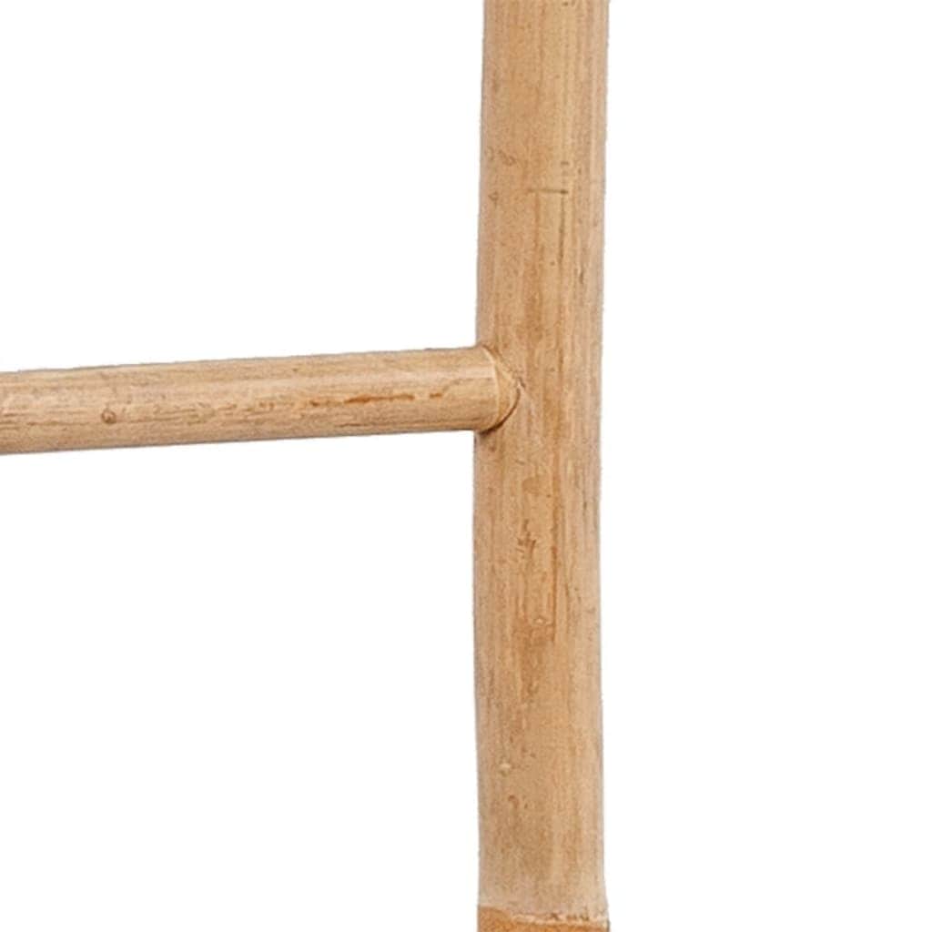 Bamboo Towel Ladder with 6 Rungs - Simple deals