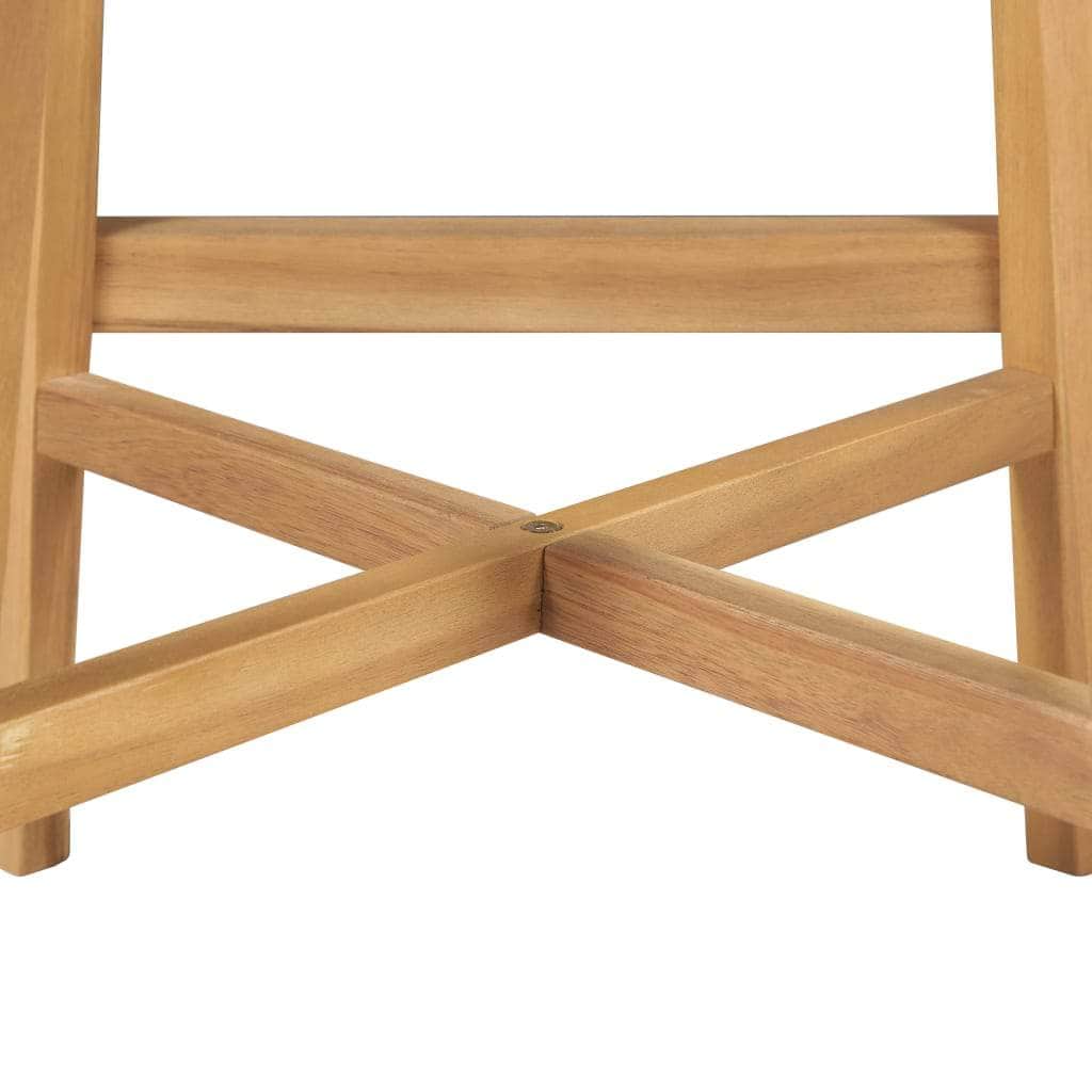 Bar Chairs 2 pcs Solid Acacia Wood - Simple deals
