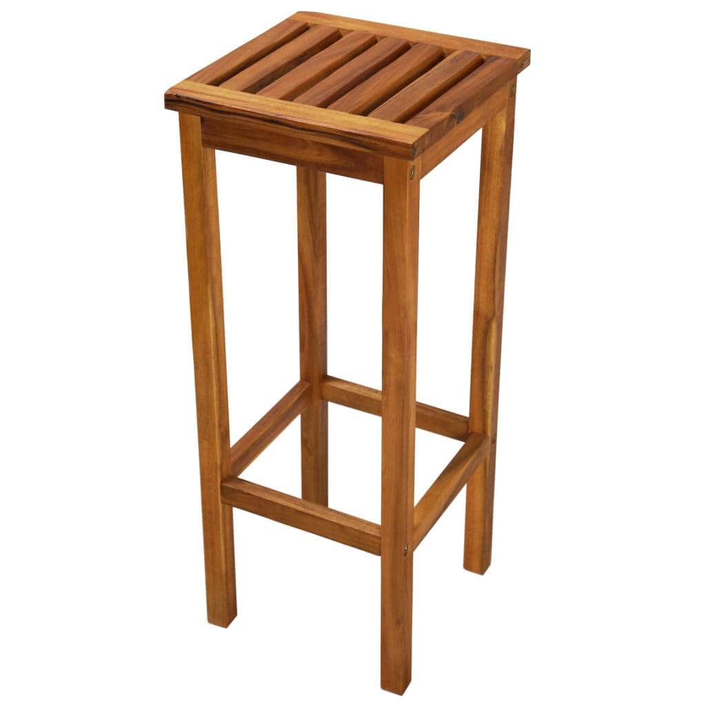 Bar Chairs 2 pcs Solid Acacia Wood - Simple deals