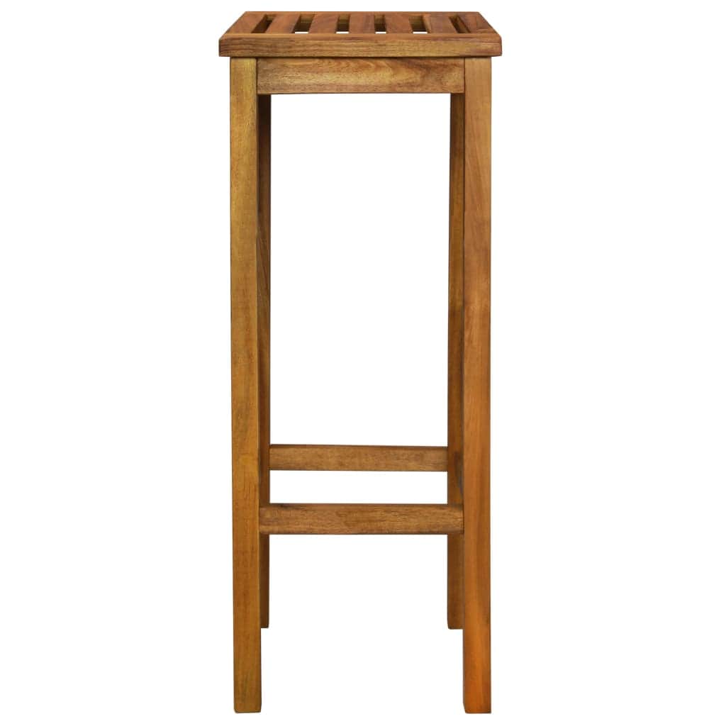 Bar Chairs 2 pcs Solid Acacia Wood - Simple deals