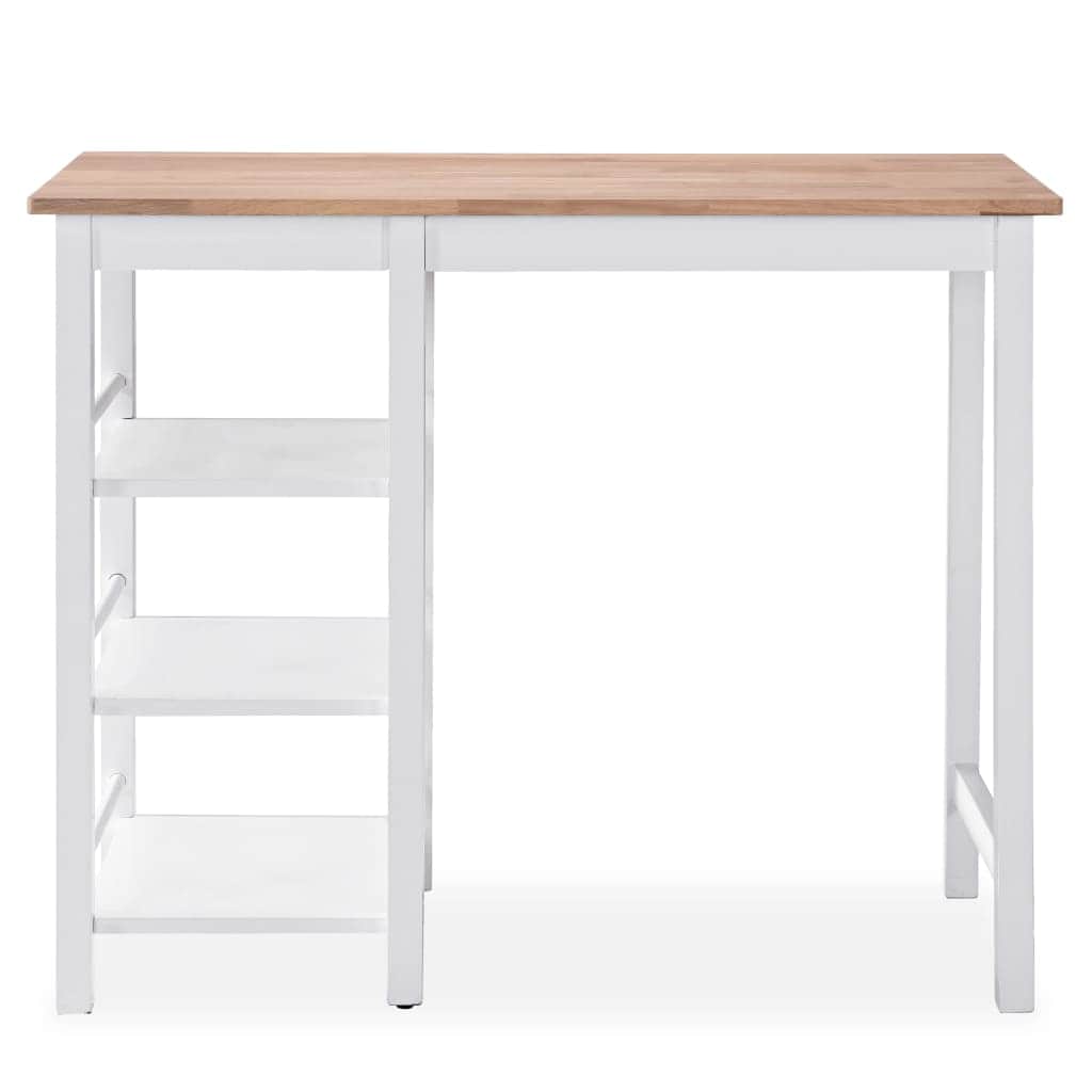 Bar Set 3 Pieces MDF White