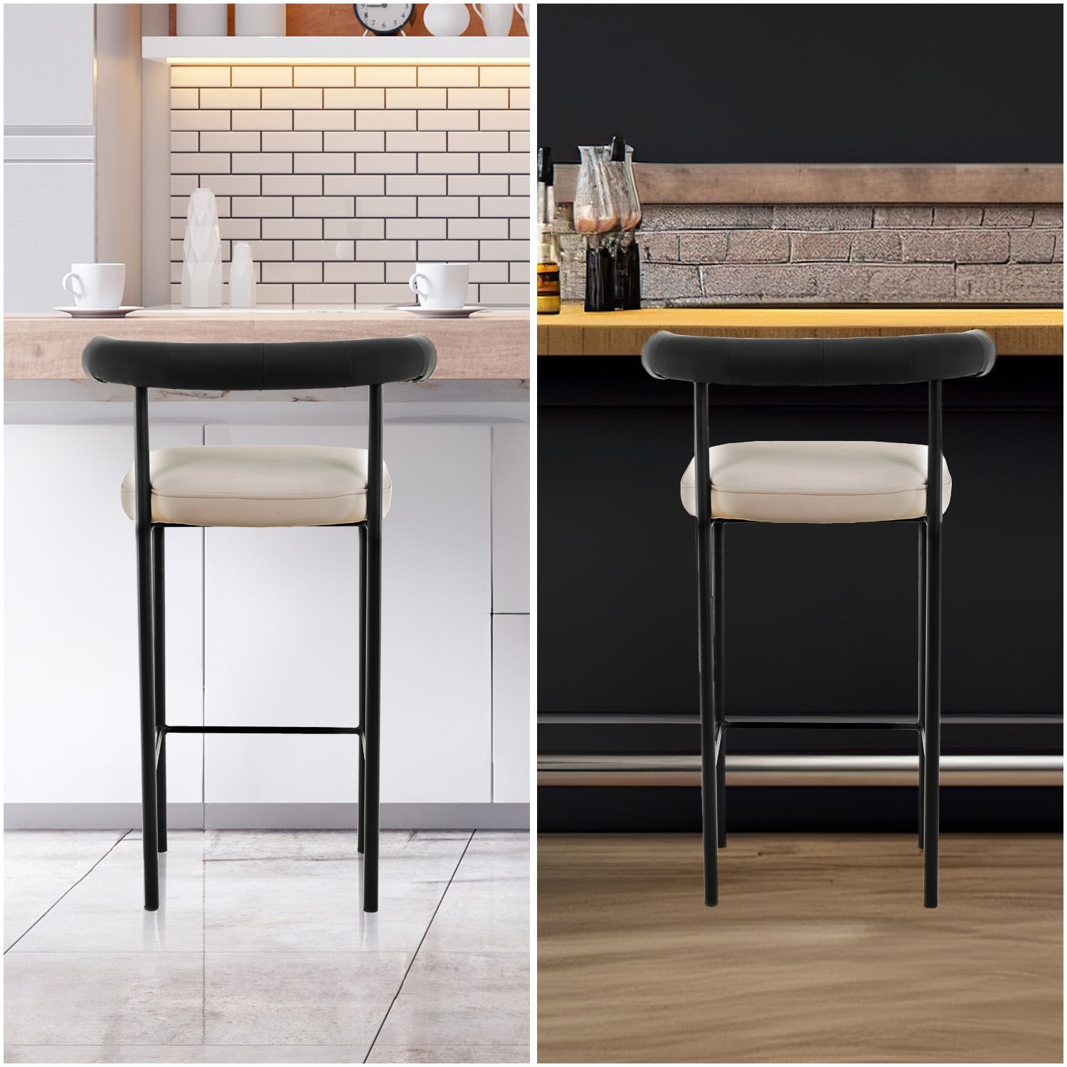 Black stool 53x61x89cm, view 9
