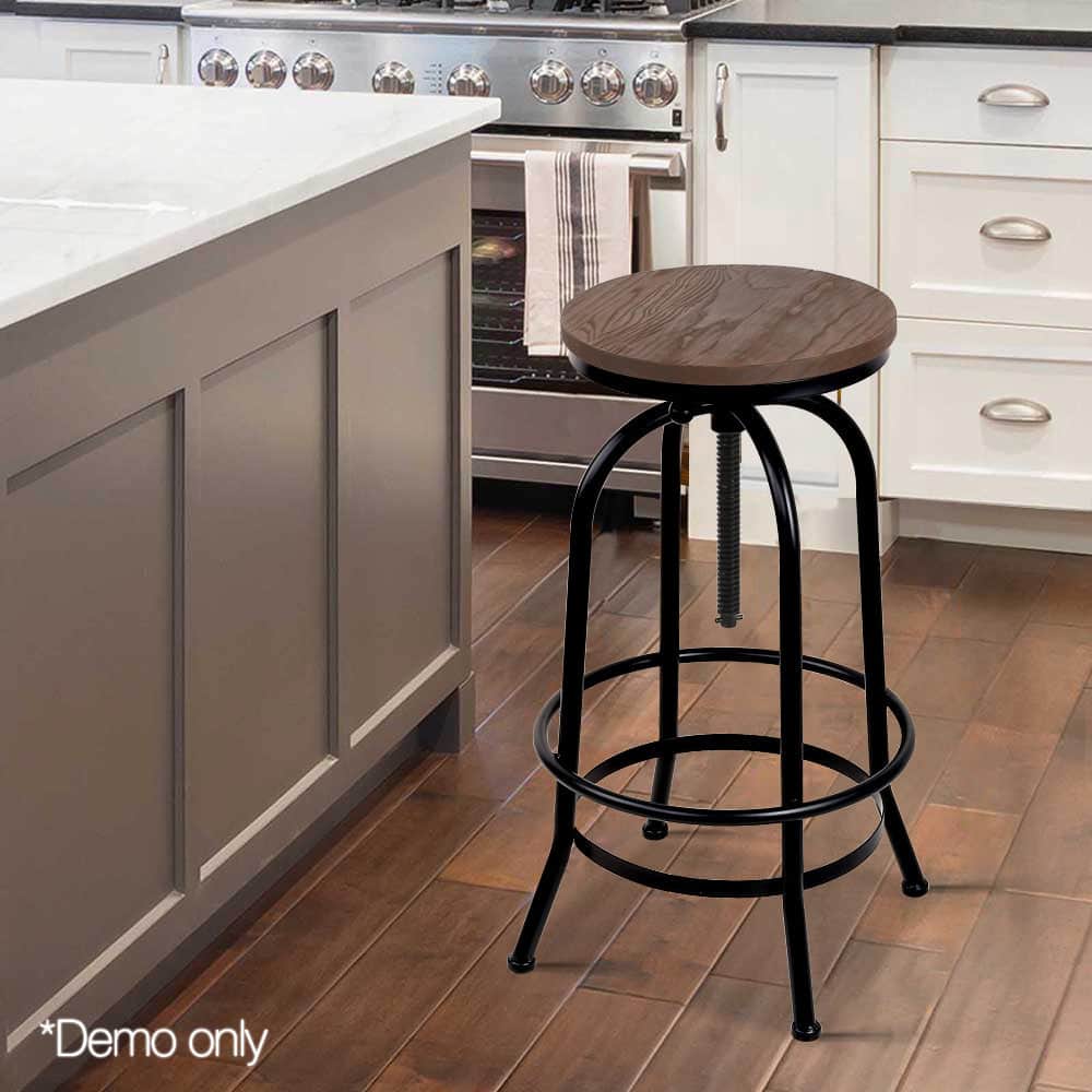 Bar Stools Adjustable Wood Chairs