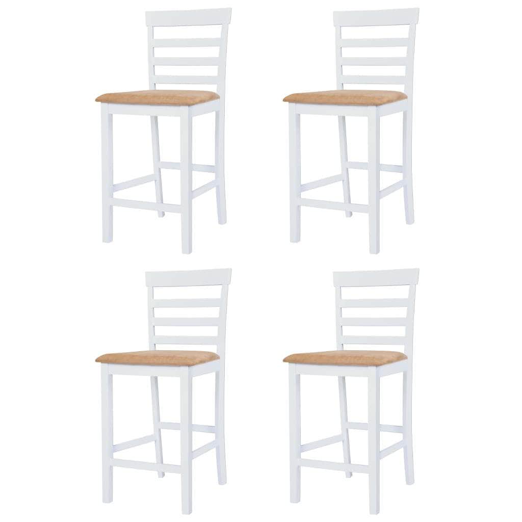 Kitchen & Dining Furniture Sets - Bar Table and Stool Set 3 Pieces MDF Dark Brown - photo 11