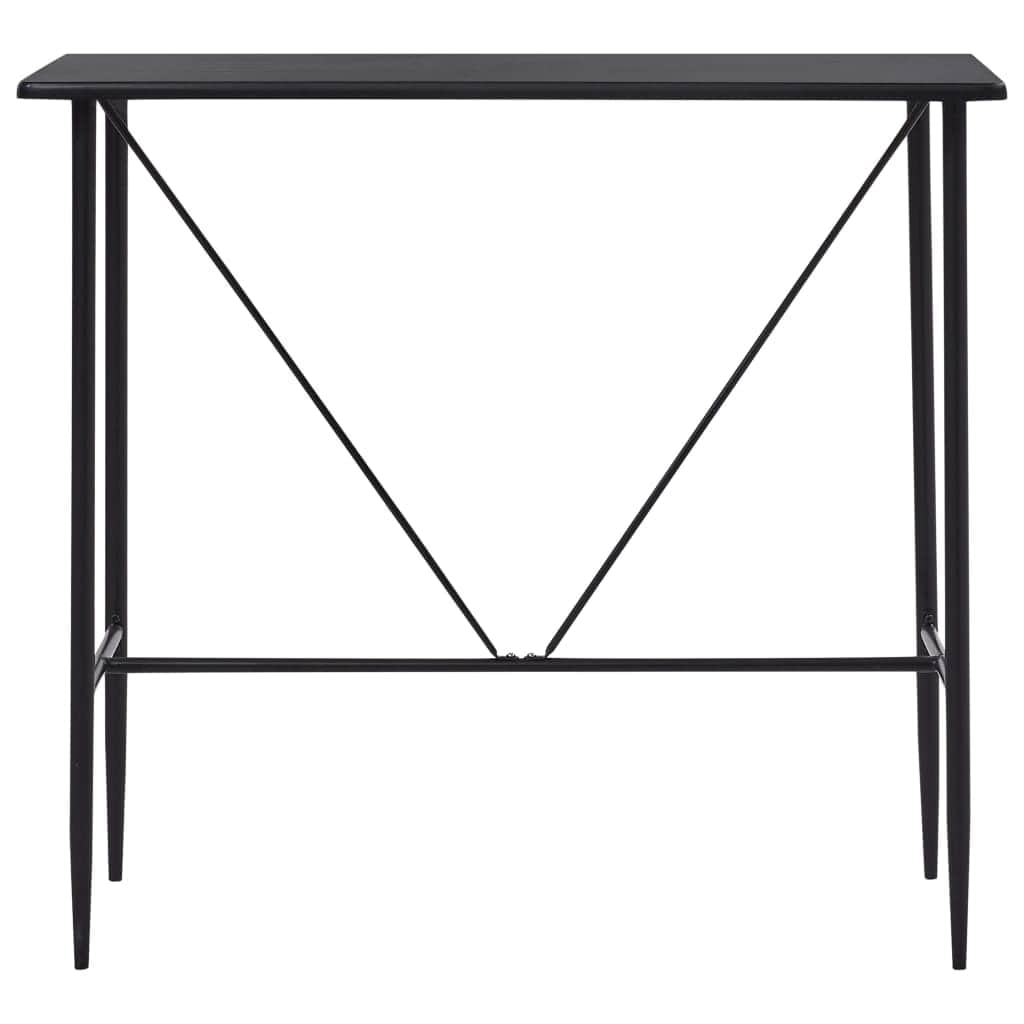 Bar Table Black MDF - Simple deals