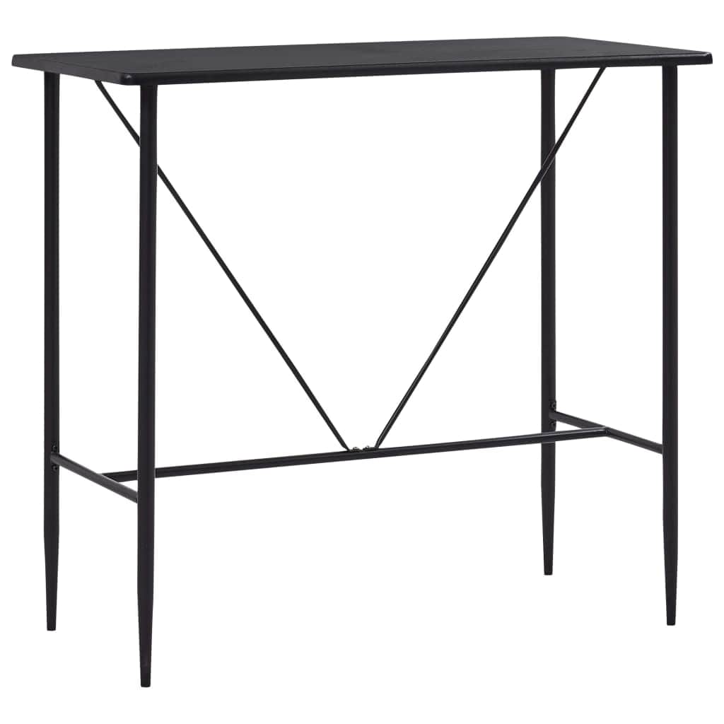 Bar Table Black MDF - Simple deals
