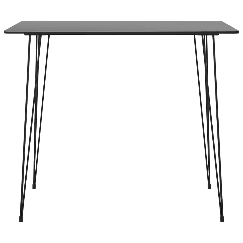 Black colour - Bar Table Black Metal