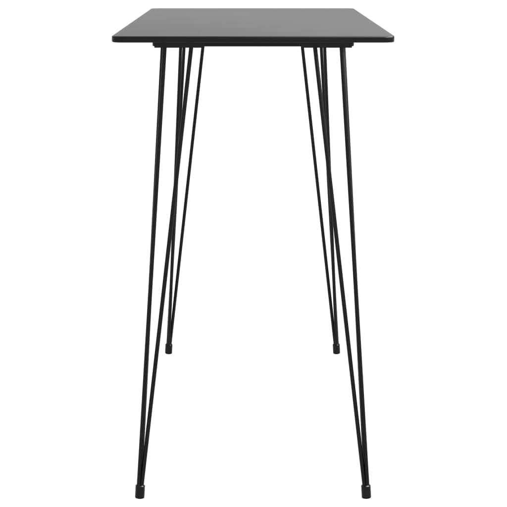 Bar Table Black Metal