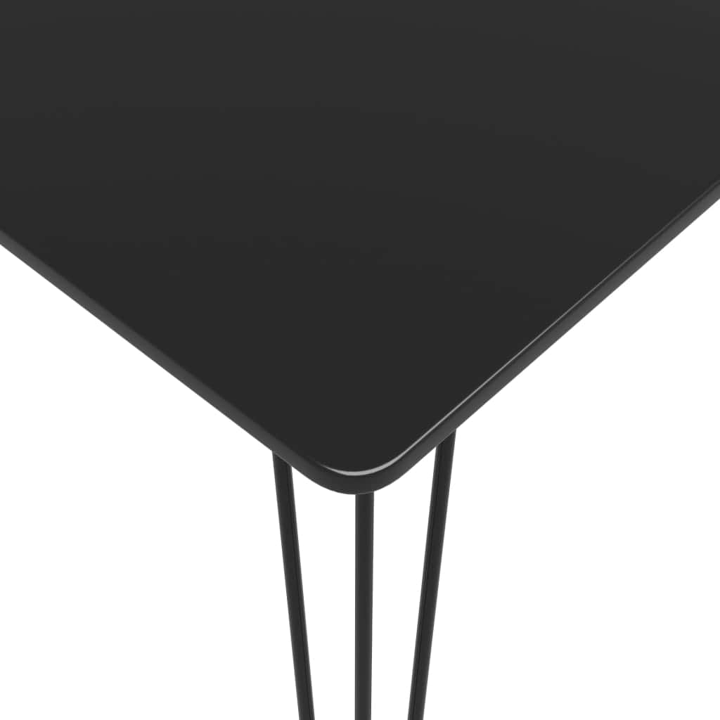 Bar Table Black Metal