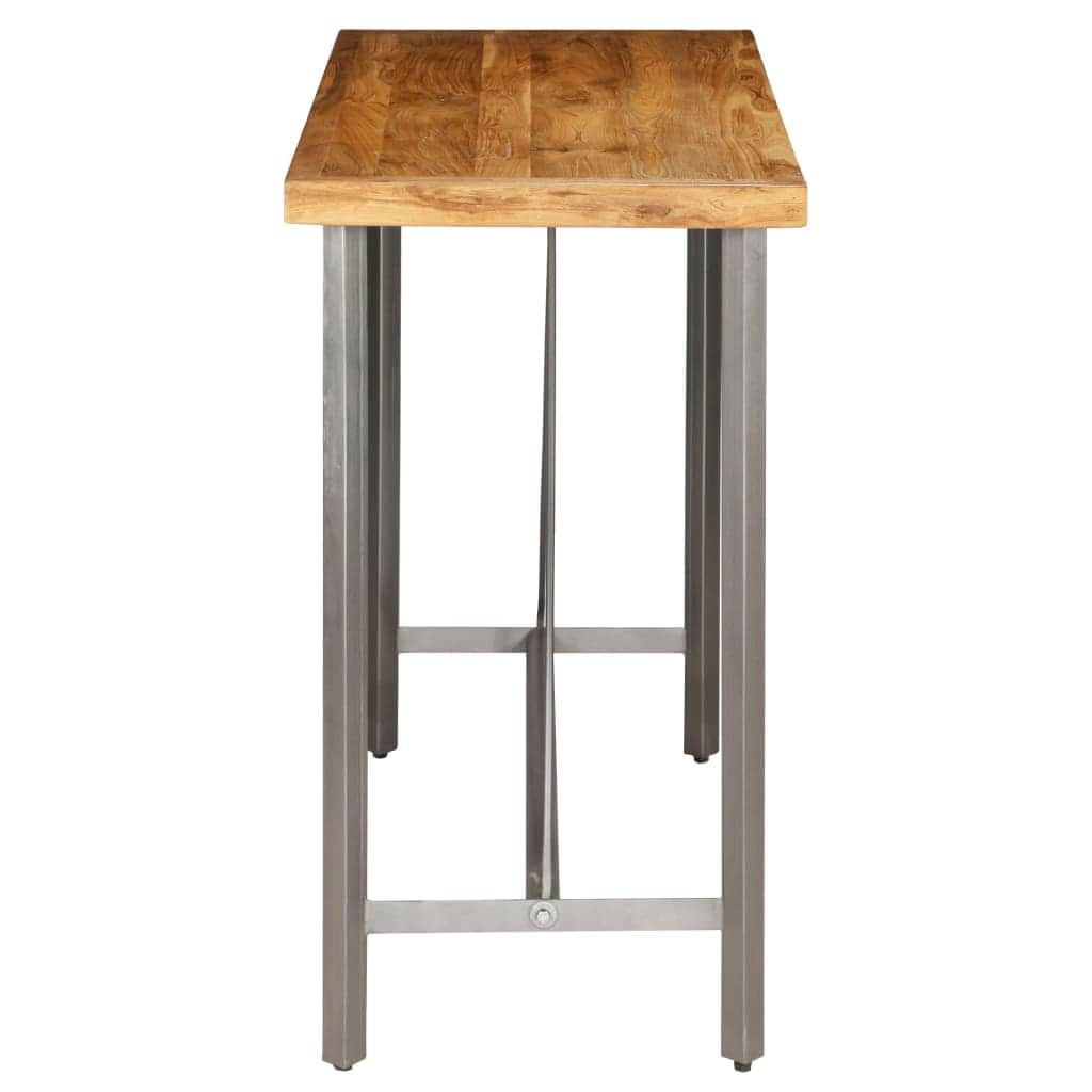 Bar Table Industrial look Solid Reclaimed Teak