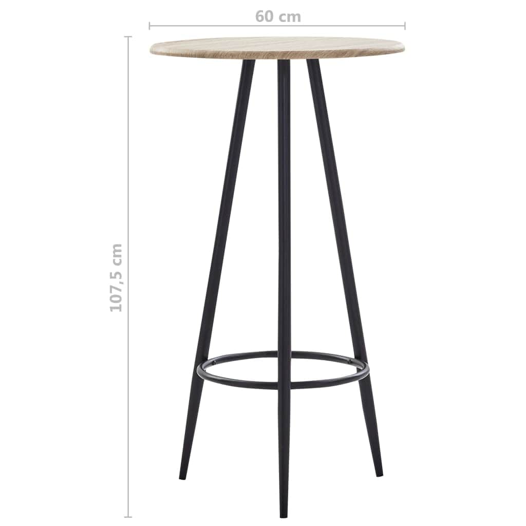 Bar Table Oak MDF - Simple deals