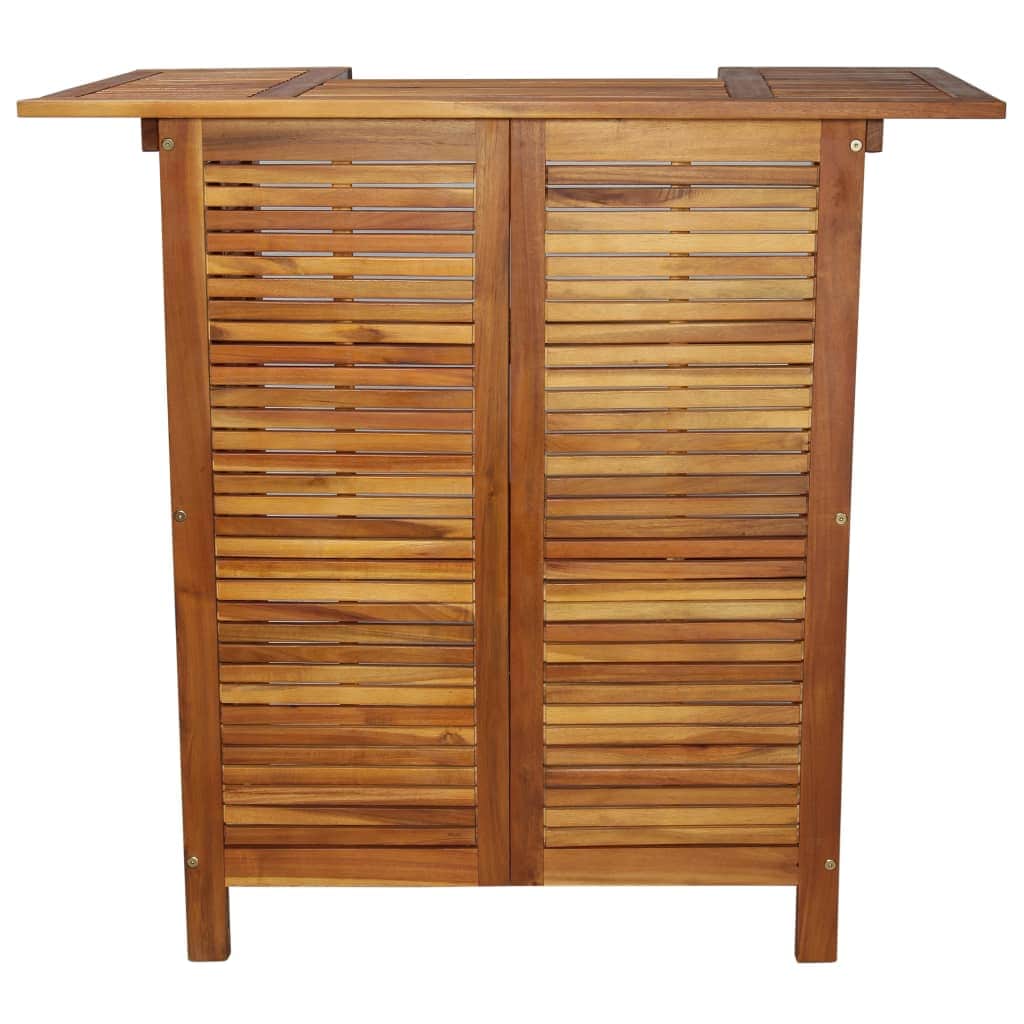 Bar Table Solid Acacia Wood - Simple deals