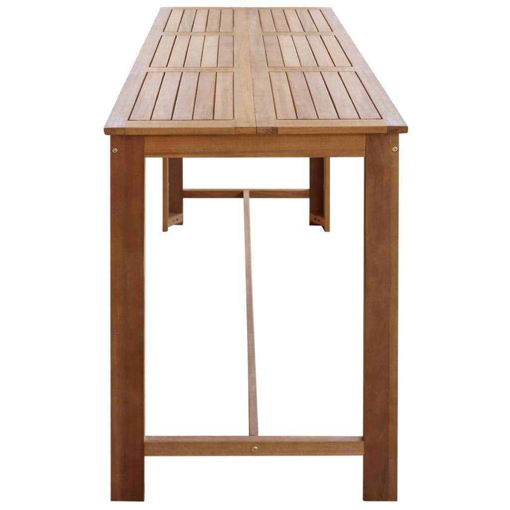 Bar Table Solid Acacia Wood