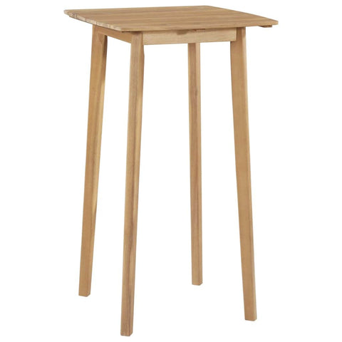 Bar Table Solid Acacia Wood -Brown
