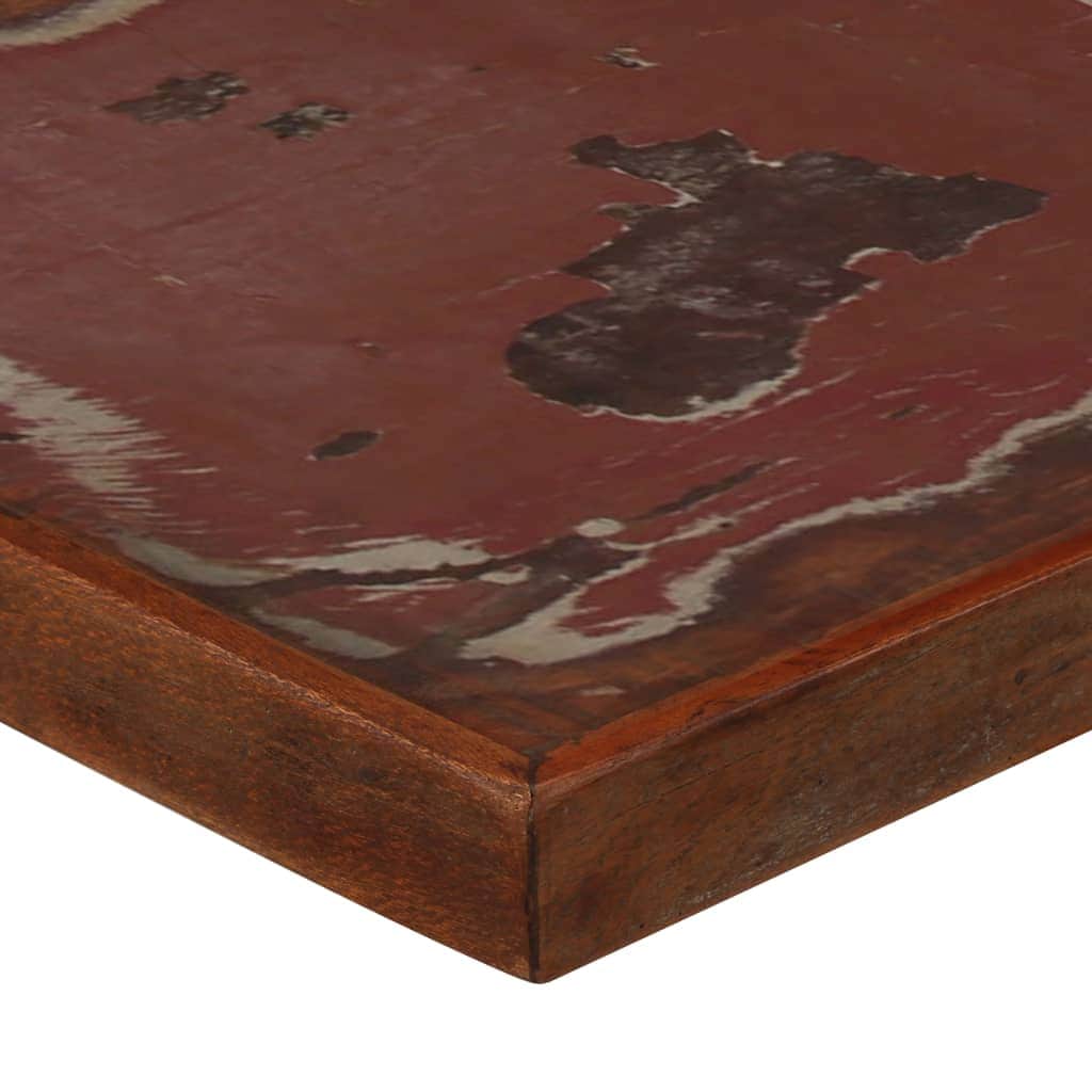 Bar Table steel Solid Reclaimed Wood Multicolour