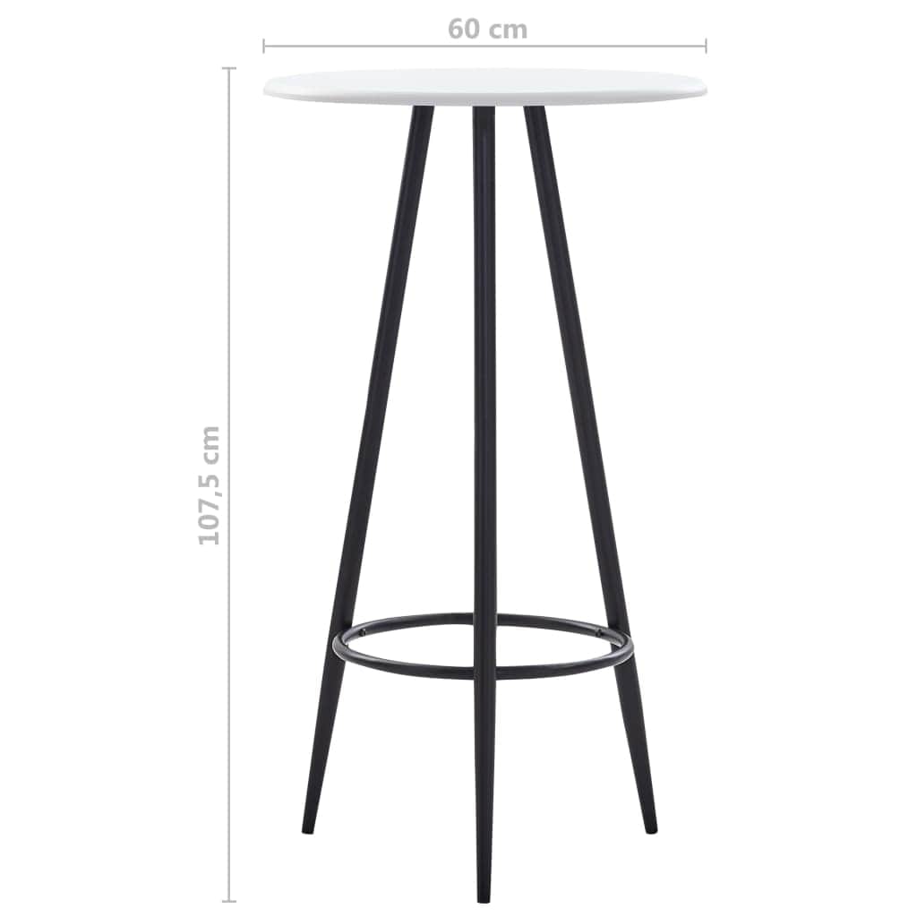 Bar Table White MDF - Simple deals