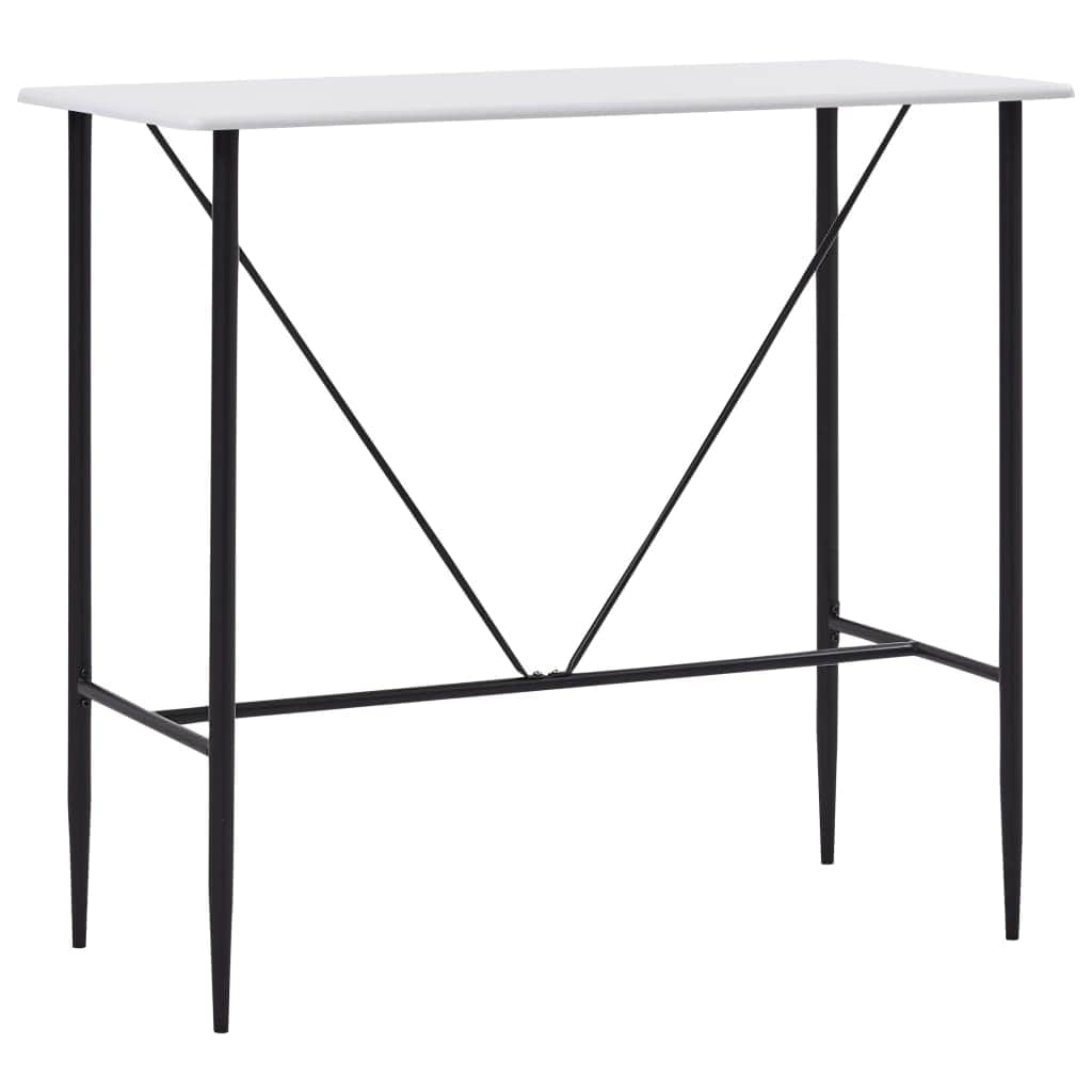 Bar Table White  MDF