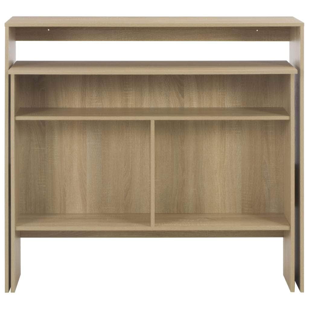 Bar Table with 2 Table Tops Oak