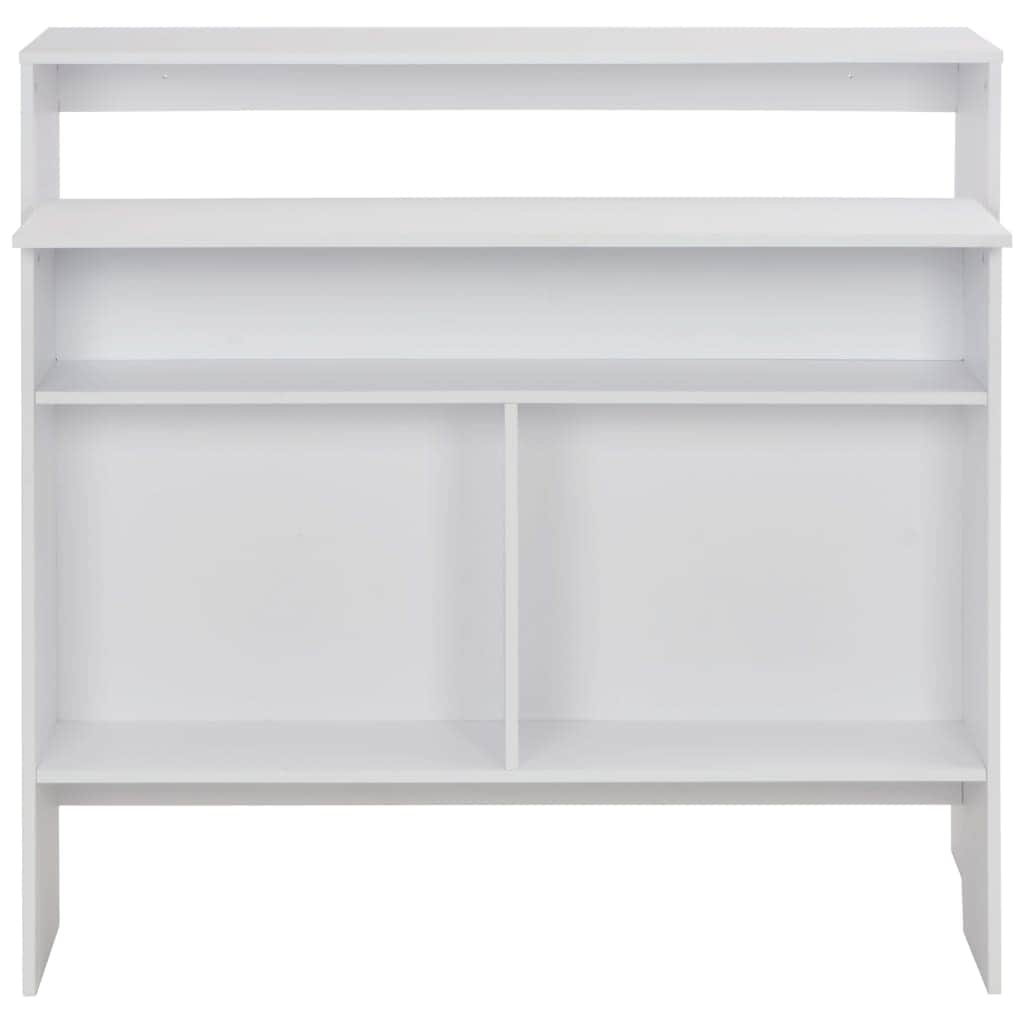 Bar Table with 2 Table Tops White