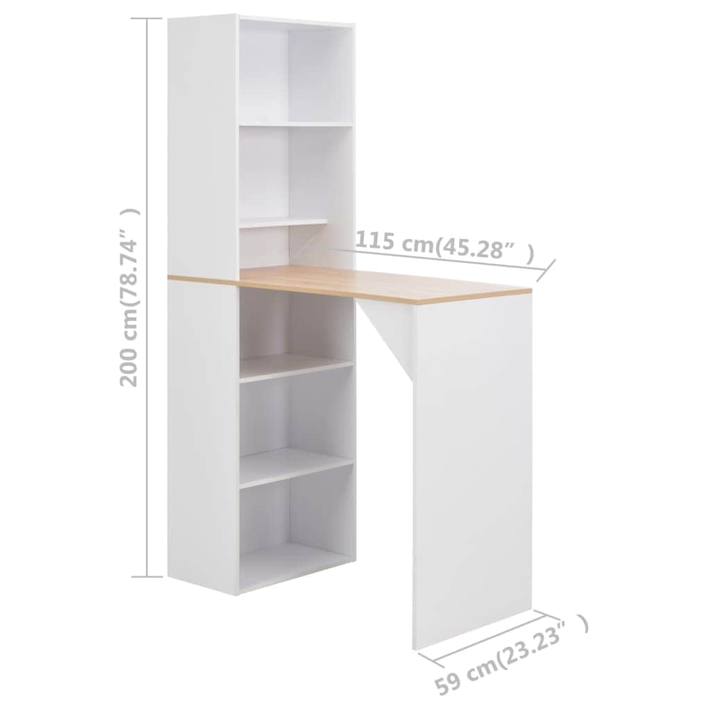 Bar Table with Cabinet