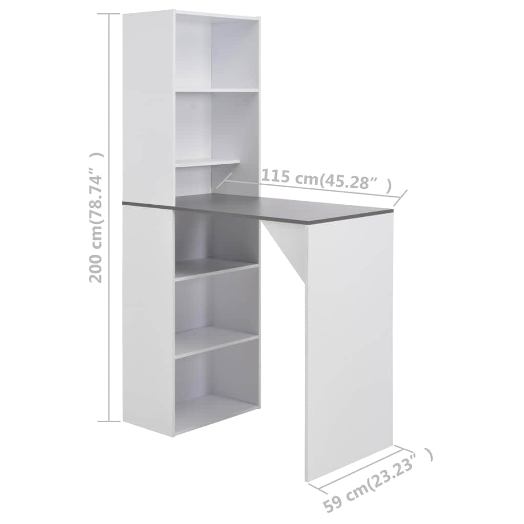 Bar Table with Cabinet