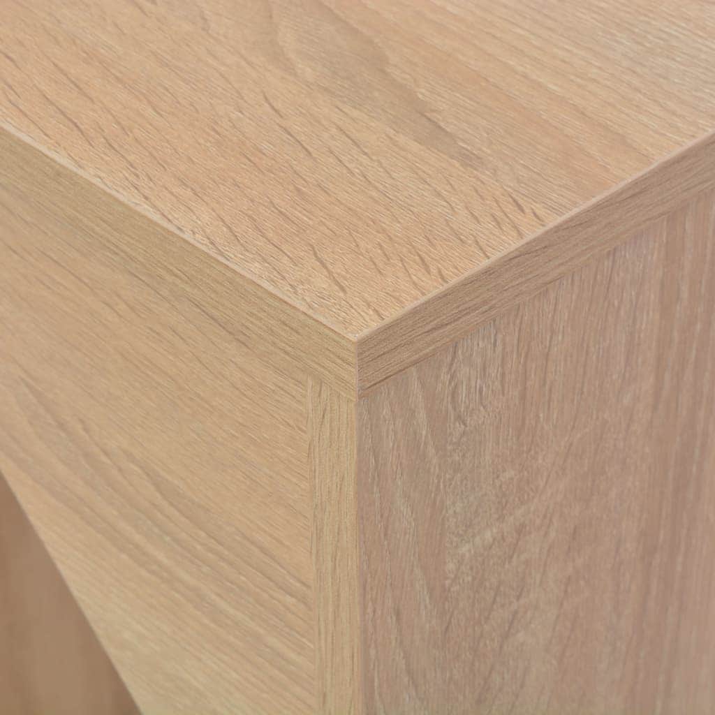 Bar Table with Moveable Shelf Oak