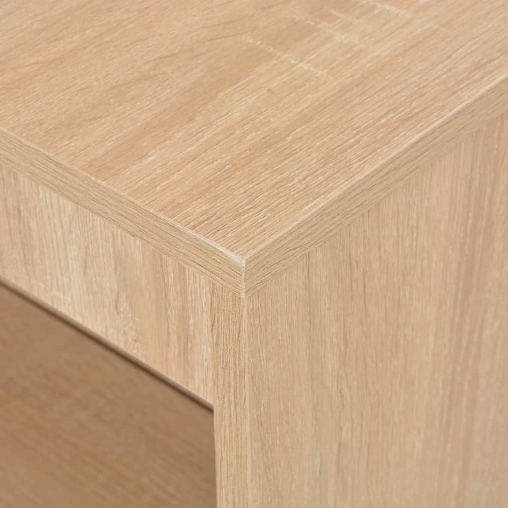 Bar Table with Shelf Oak - Simple deals