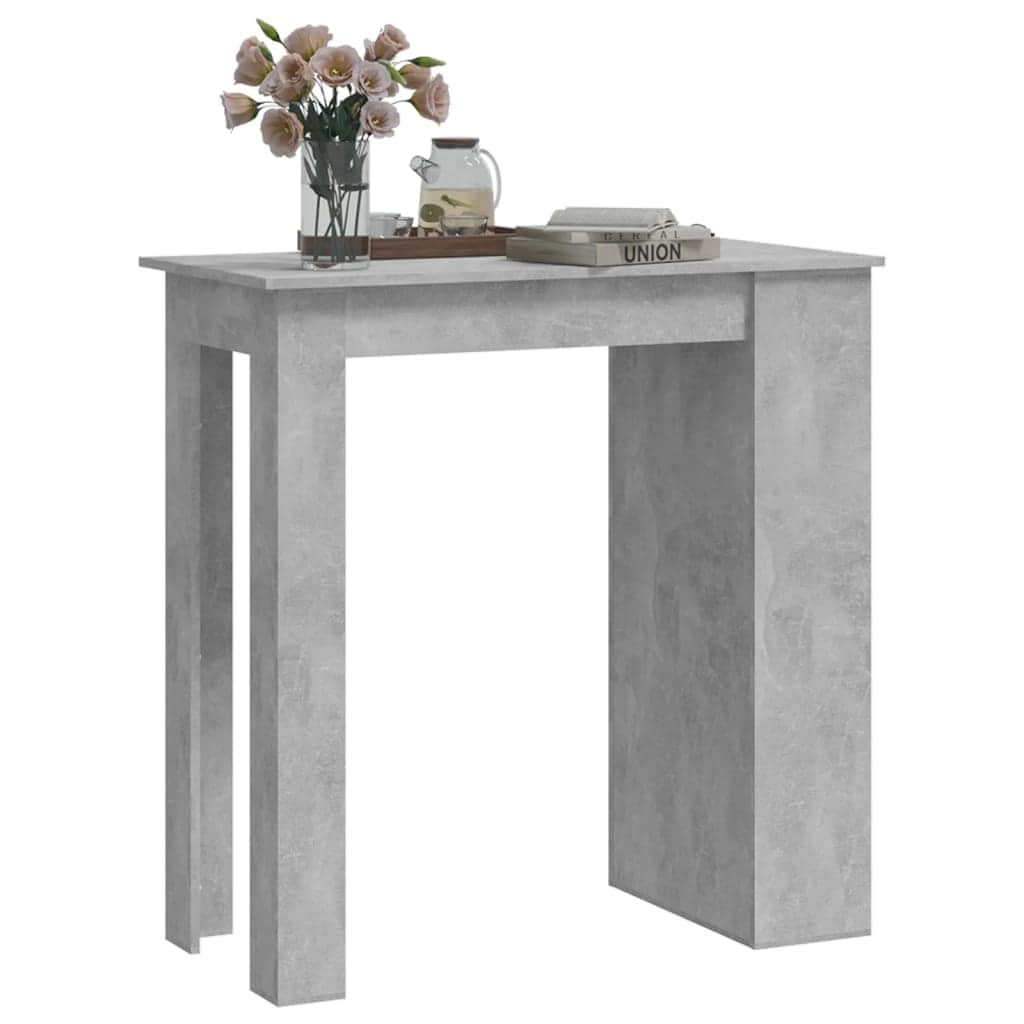 Bar Table With Storage Rack
