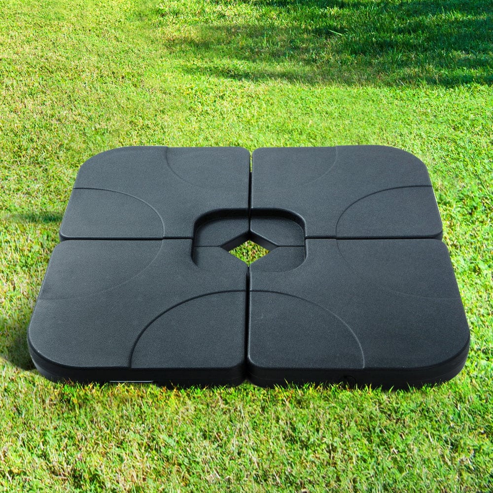 Outdoor Umbrella Base Stand Sand/Water Pod Cantilever Beach Patio 50Cm with Umbrellas & Sunshades