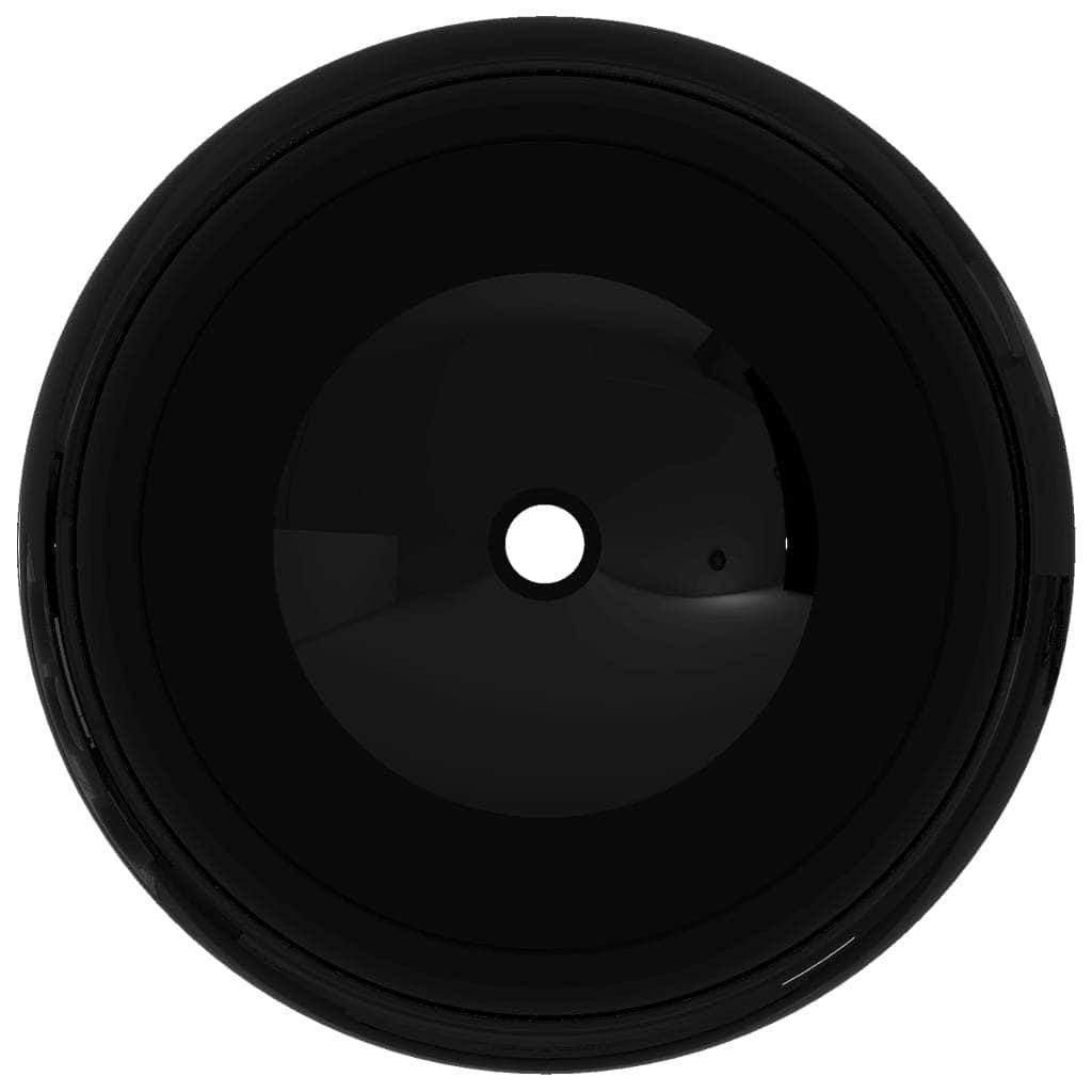 Basin Ceramic Round - Black