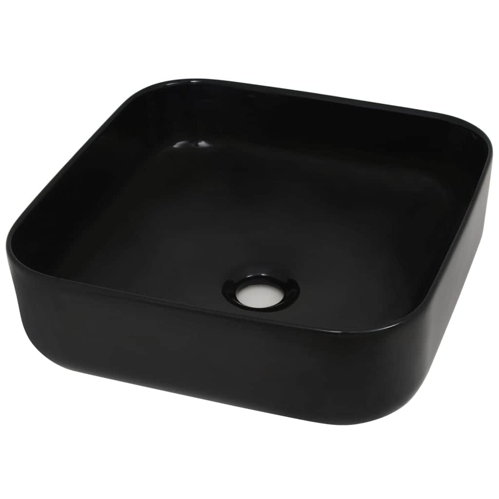 Basin Ceramic Square "Black"