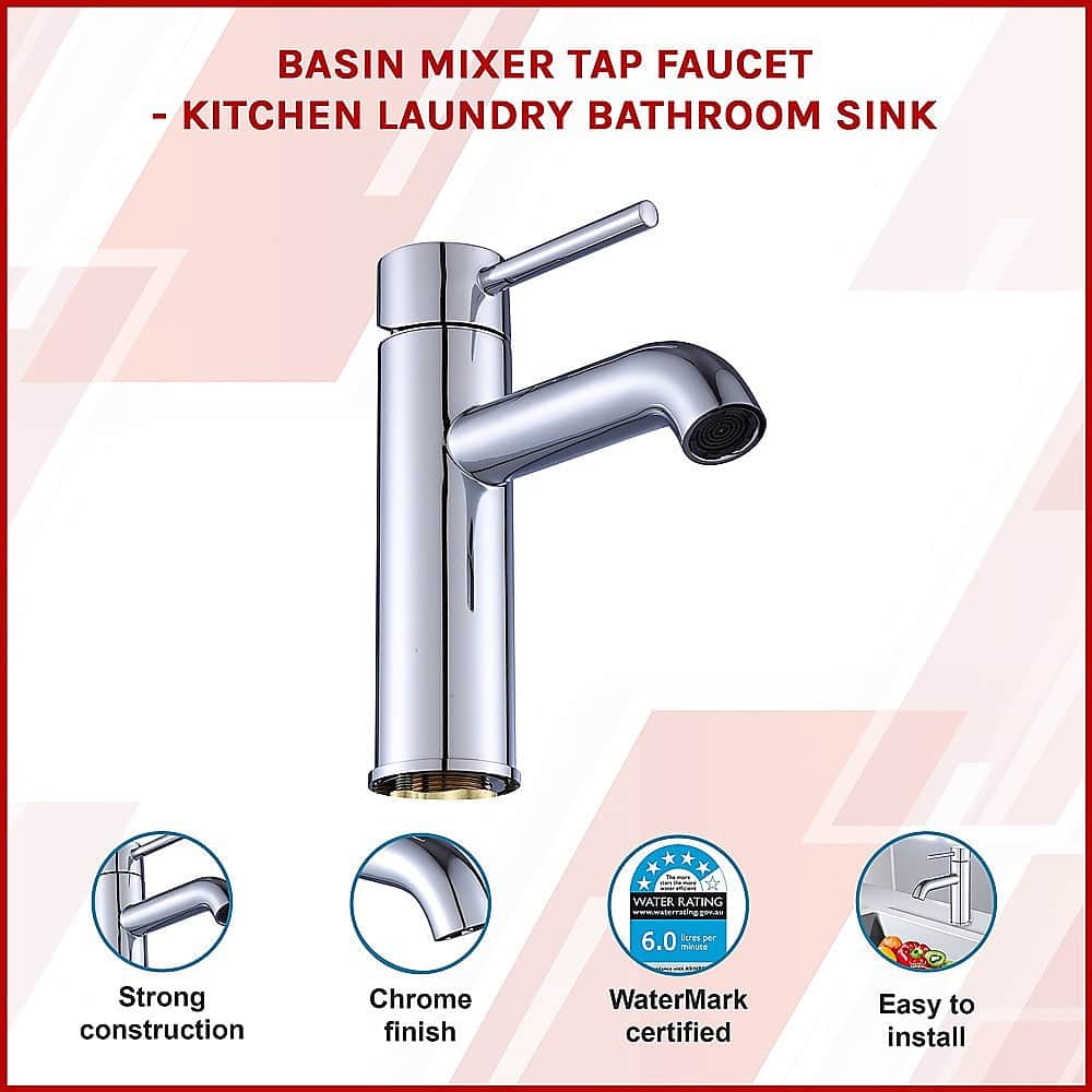 Basin Mixer Tap Faucet -Kitchen Bathroom Sink