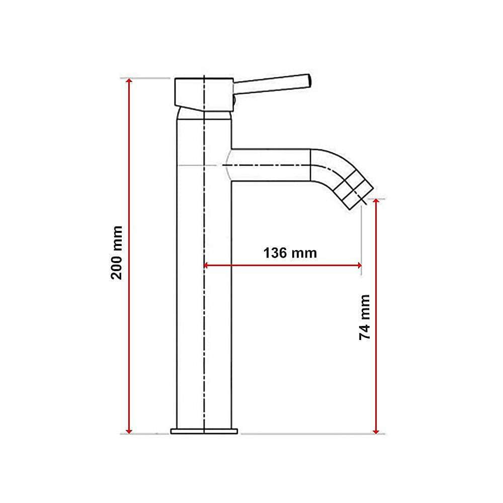 Basin Mixer Tap Faucet -Kitchen Laundry Bathroom Sink