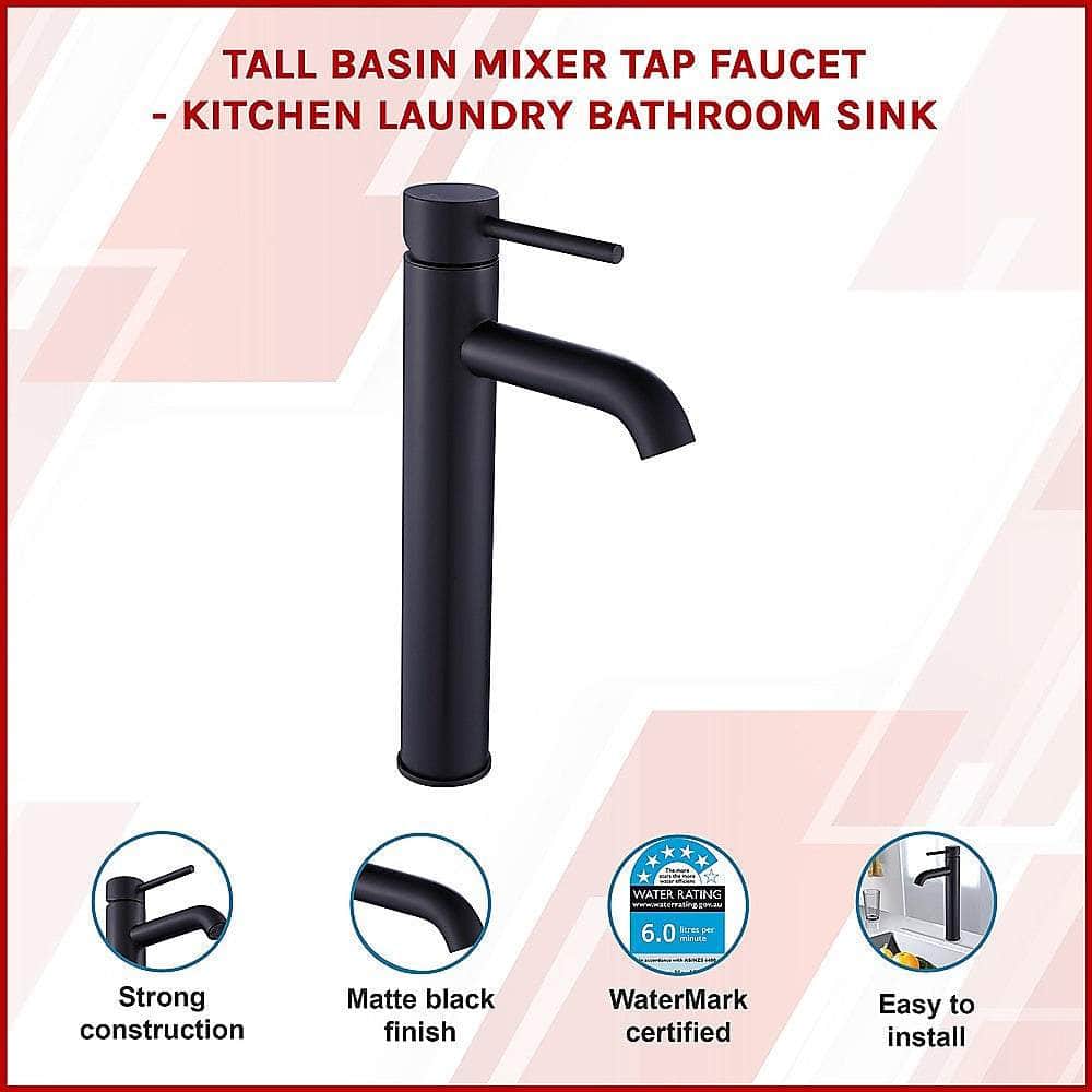 Basin Mixer Tap Faucet -Kitchen Laundry Bathroom Sink