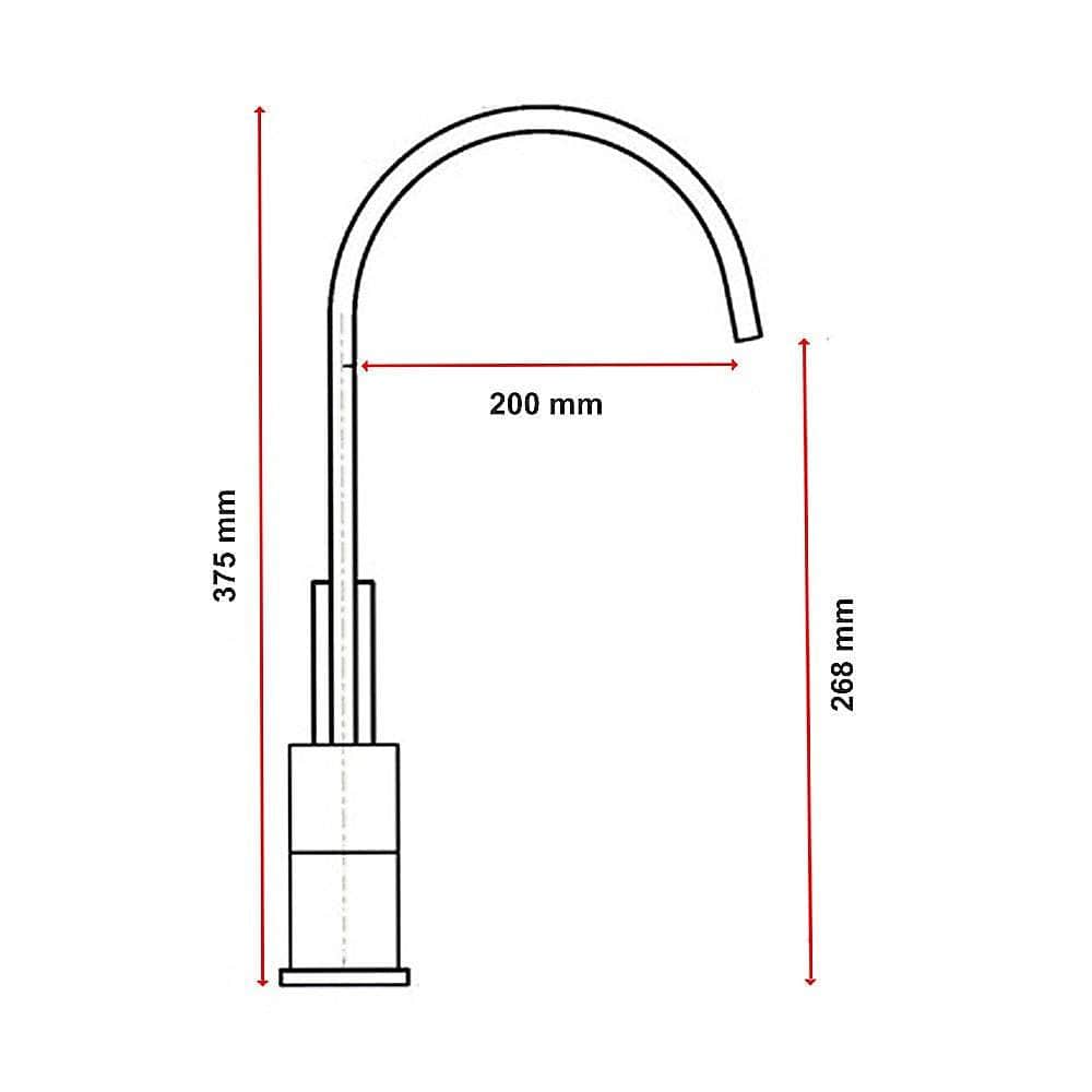 Basin Mixer Tap Kitchen Laundry Bathroom Sink