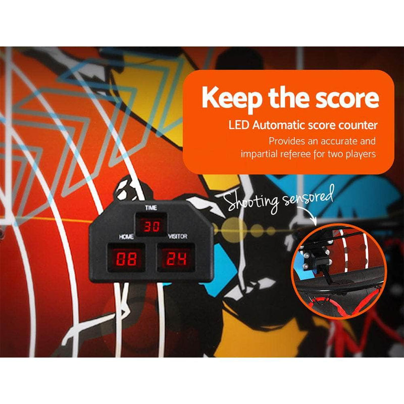 Basketball Arcade Game Double Shoot Electronic Scorer 8