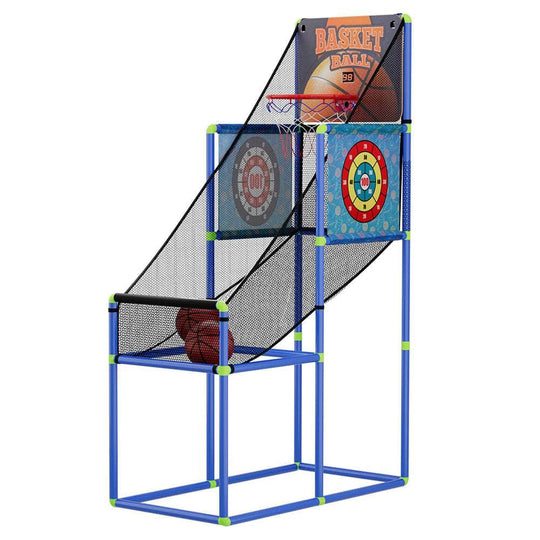 Basketball Arcade Game Electronic Scorer Adjustable Blue