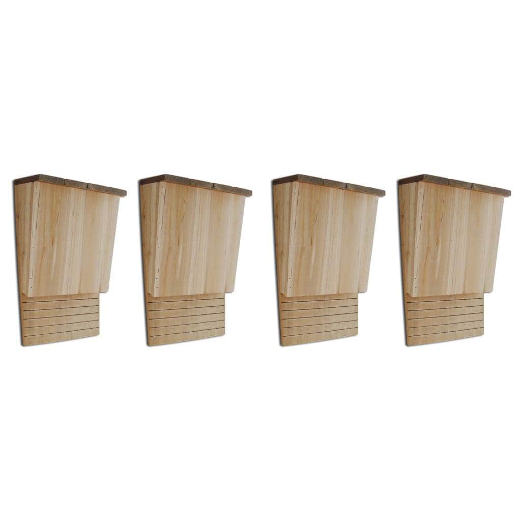 Bat Houses 4 pcs Wood - Bat Houses